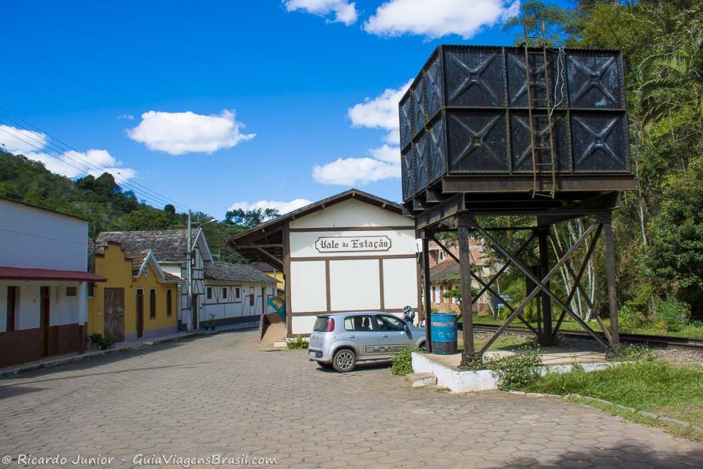 Imagem da chegada no Vale da Estação.